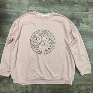 Waiting For Grinchmas Pink Crewneck Size 4XL